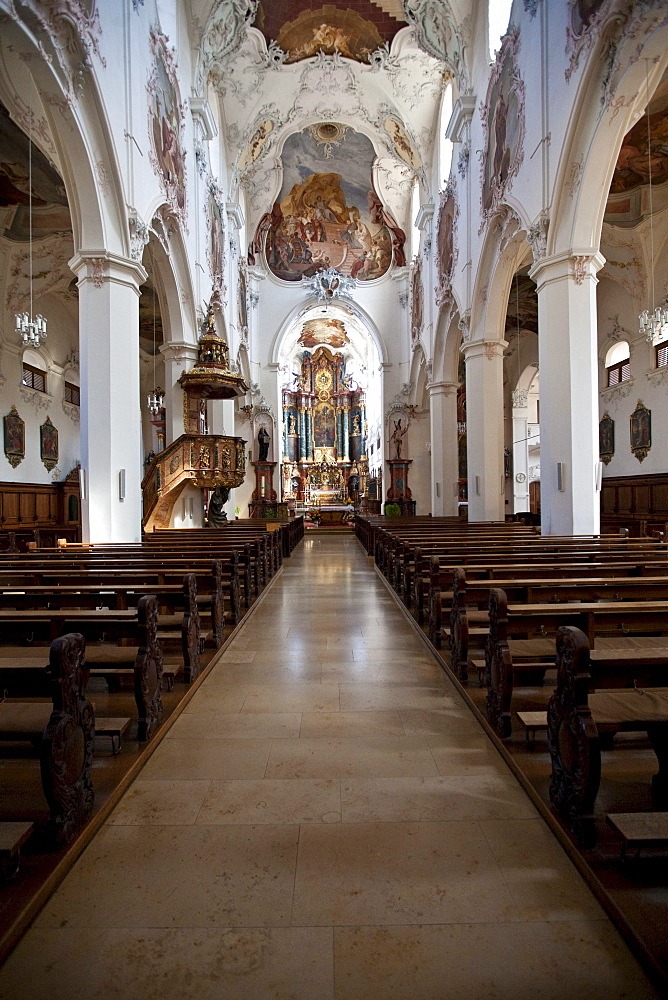 Fridolin Minster, Bad Saeckingen, Waldshut district, Baden-Wuerttemberg, Germany, Europe