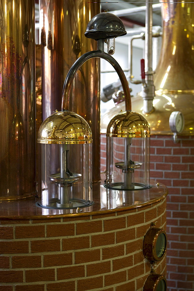 Slyrs Bavarian malt whiskey distillery in Schliersee, Bavaria, Germany, Europe