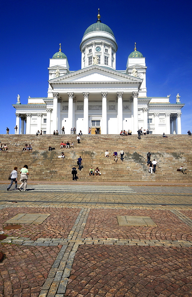 Cathedral and Senate Square, Helsinki, Finland, Europe