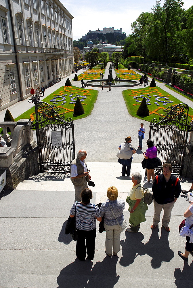 Schloss Mirabell Palace, Mirabellgarten palace gardens, Neustadt district, Salzburg, Salzburger Land state, Austria, Europe