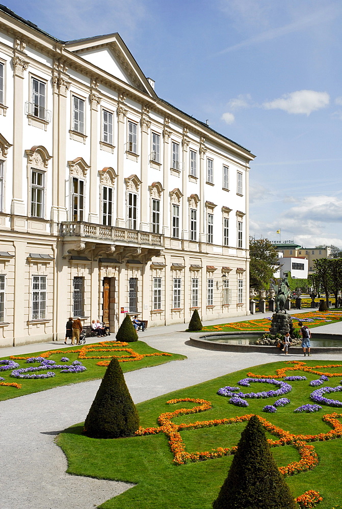 Schloss Mirabell Palace, Mirabellgarten palace gardens, Neustadt district, Salzburg, Salzburger Land state, Austria, Europe