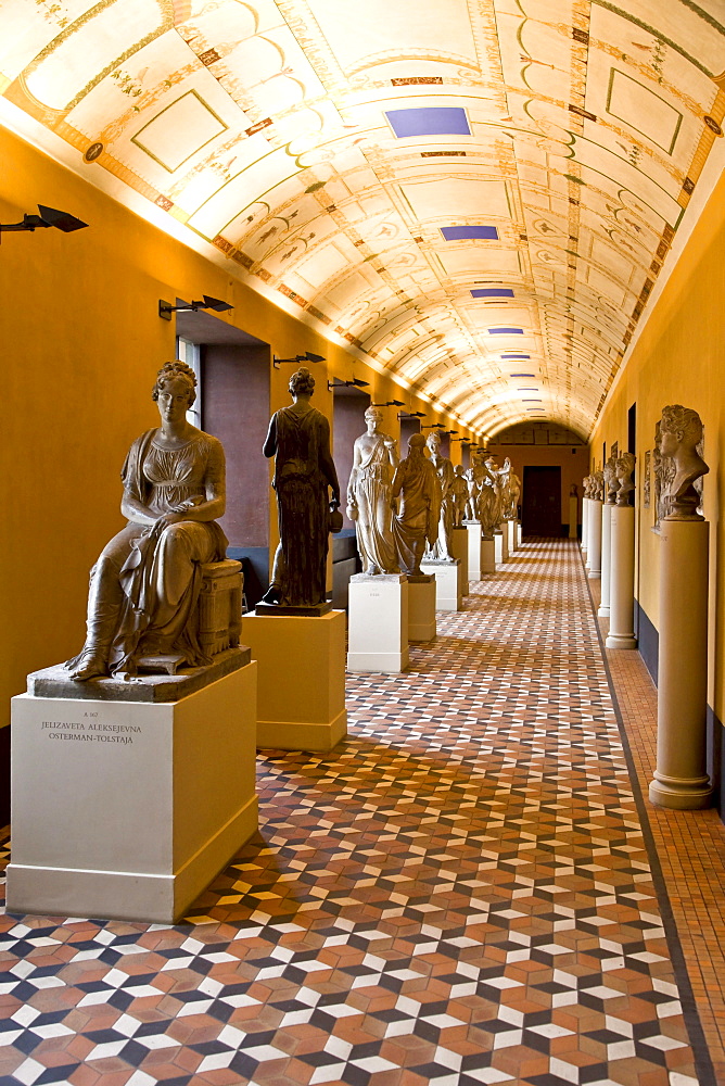 Inside Thorvaldsens Museum in Copenhagen, Denmark, Europe