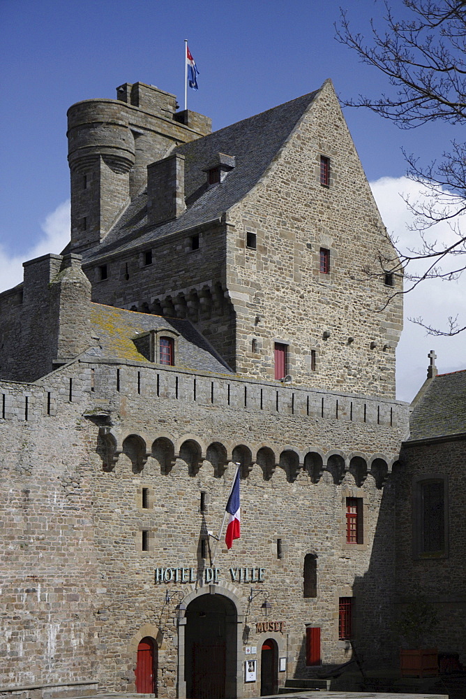 Town hall, St. Malo, Brittany, France, Europe