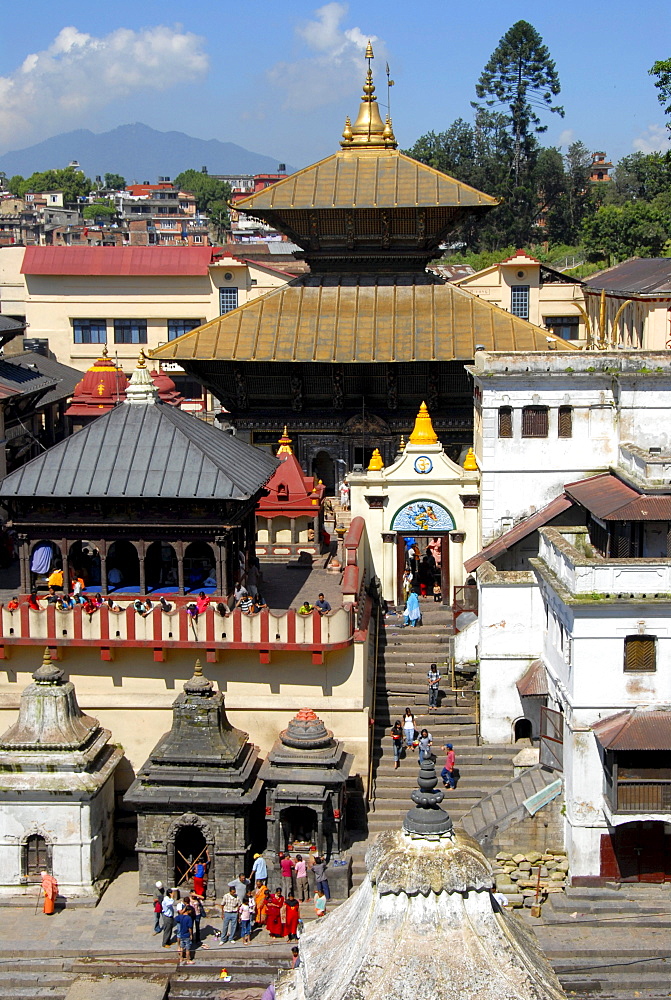 UNESCO World Heritage, Hinduism, architecture, pagoda, Pashupatinath temple, Kathmandu, Nepal, Himalaya, Asia