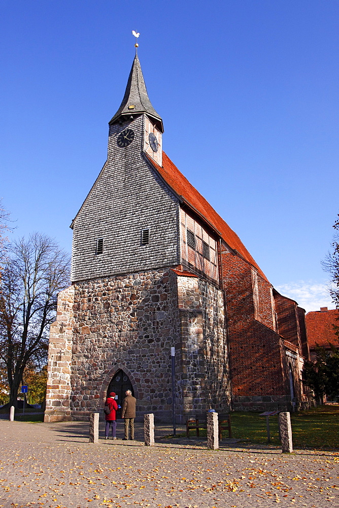 Historic Church of St. Peter and St. Paul in Zarrentin am Schaalsee, Ludwigslust district, Mecklenburg-Western Pomerania, Schleswig-Holstein, Germany, Europe