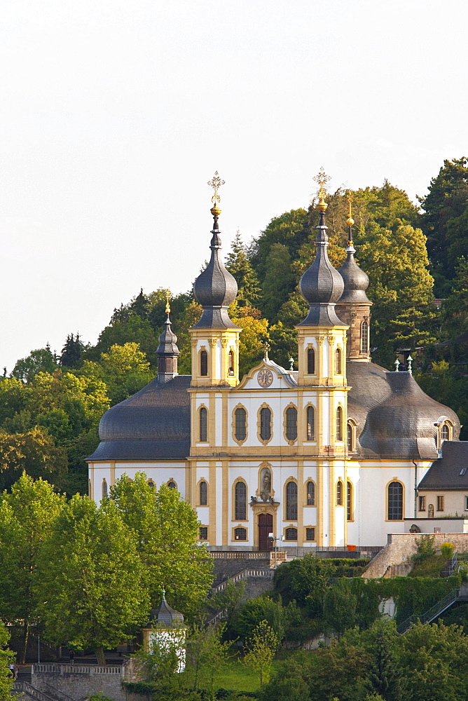 Kaeppele Pilgrimage Church, built by Balthasar Neumann, Wuerzburg, Franconia, Bavaria, Germany, Europe