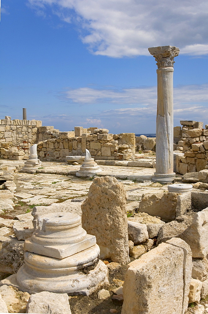 The archaeological site of Kourion, UNESCO World Heritage Site, Paphos, Cyprus, Greece, Europe