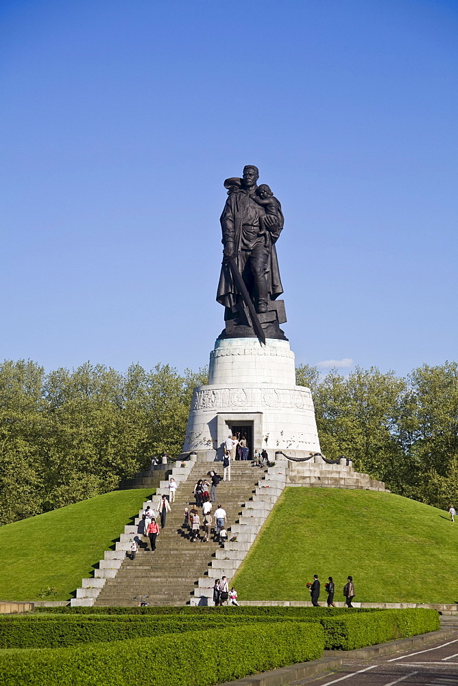 Soviet memorial in Treptow Park, Berlin, Germany, Europe