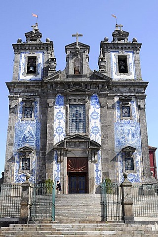 Igreja de Santo IIdefonso church, Porto, North Portugal, Europe