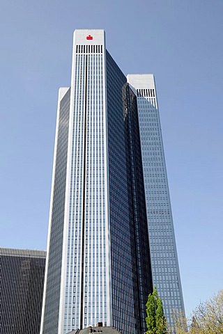 Trianon skyscraper, skyline, Westedn district, banking quarter, Frankfurt/Main, Hesse, Germany, Europe