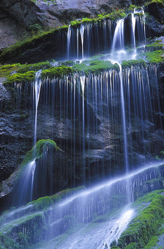 Waterfall in a gorge