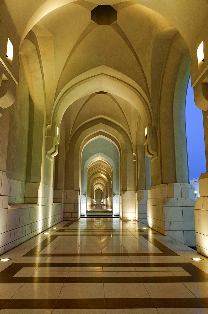 Al Alam Palace of Sultan Qaboos, Muscat, Sultanate of Oman, Arabia, Middle East