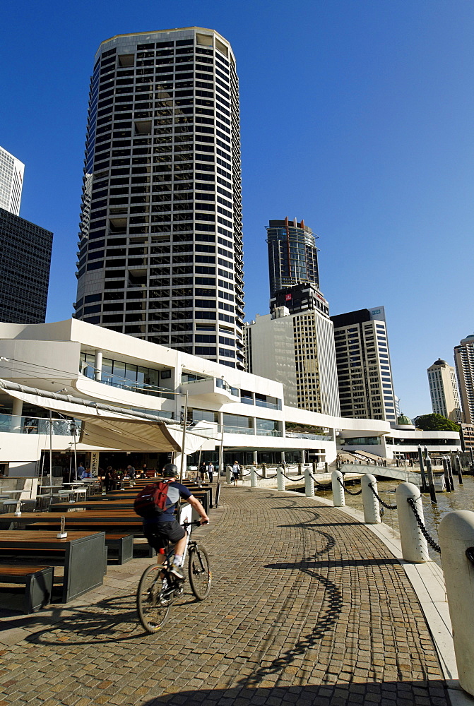 Eagle Street Pier at Brisbane River, Brisbane, Queensland, Australia