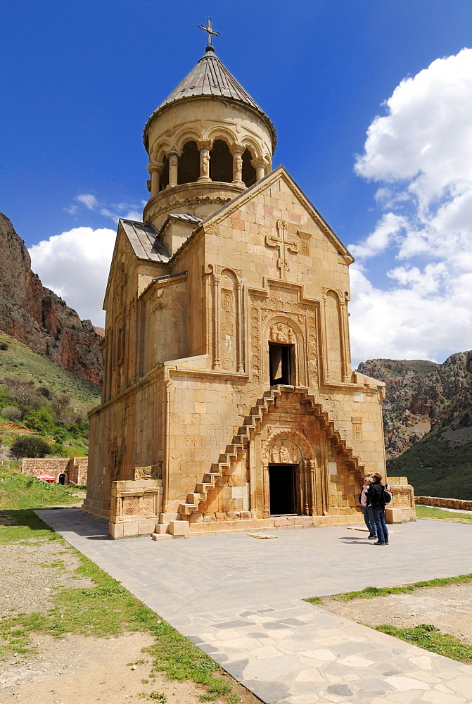 Historic Armenian Orthodox church at Noravank monastery, Armenia, Asia