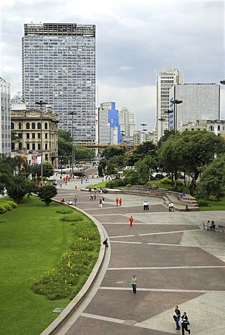 Vale do Anhangabau park, Sao Paulo, Brazil, South America