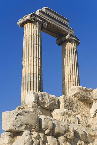 Apollo temple, Ionian columns, Didyma, Turkey