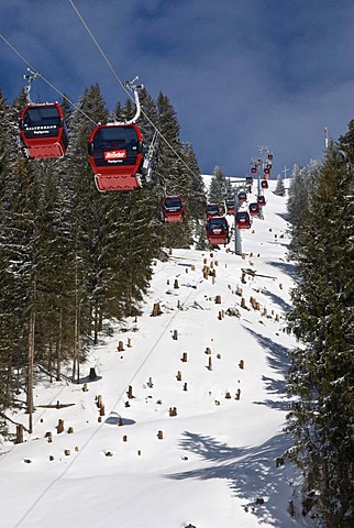 Cable car Hohe Salve, Hopfgarten, Tyrol, Austria