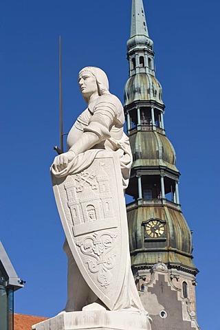 Roland Statue, Riga, Latvia, Baltic States, PublicGround