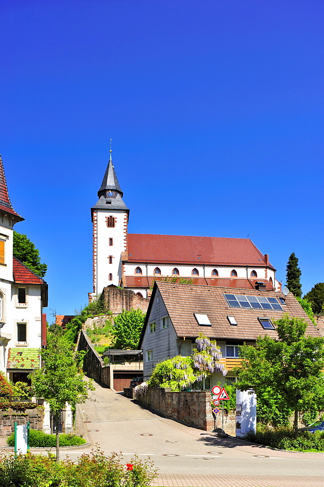 Liebfrauenkirche Church of Our Lady, Gernsbach, Murgtal, Black Forest, Baden-Wuerttemberg, Germany, Europe