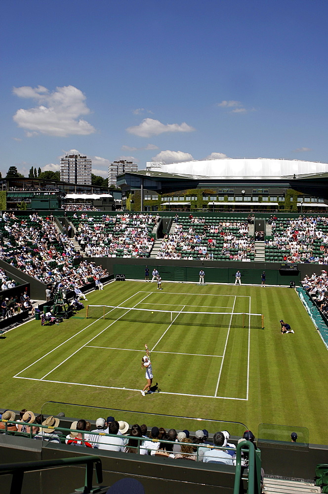 Overview on the new Court Number 2, tennis, the ITF Grand Slam tournament, Wimbledon 2009, Britain, Europe