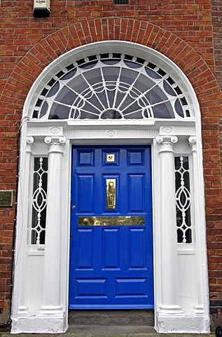 Merrion Square door, Dublin, Ireland