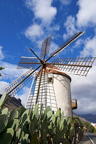 Windmill on Grand Canary, Canary Islands, Spain