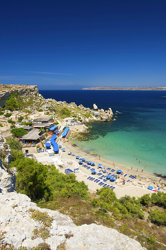 Paradise Bay in Cirkewwa, Malta, Europe