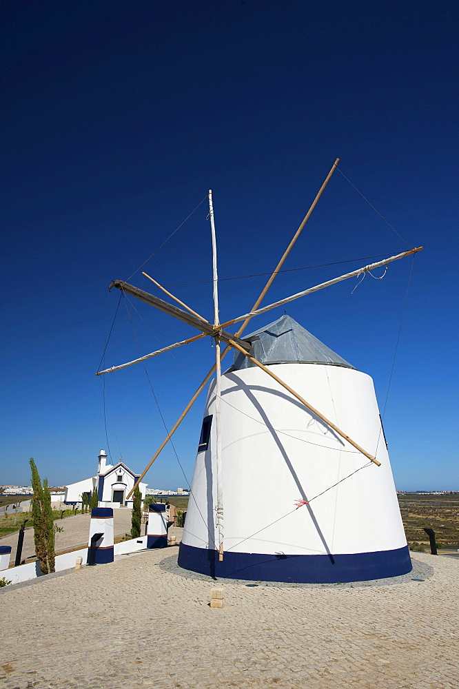 Windmill in Castro Marim, Algarve, Portugal, Europe