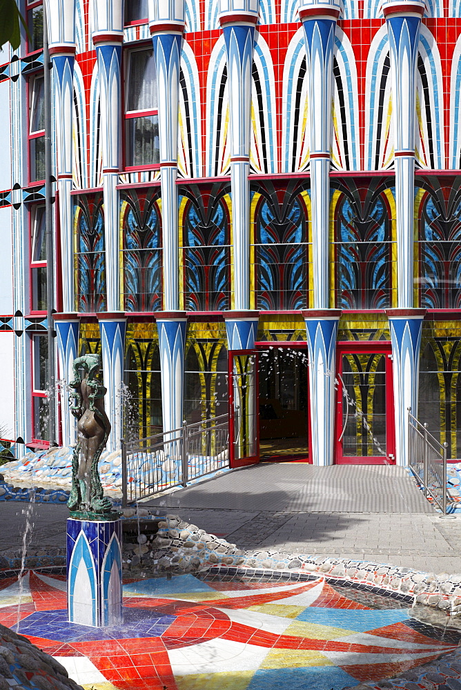Fuchspalast Hotel, designed by Ernst Fuchs, St. Veit an der Glan, Carinthia, Austria, Europe