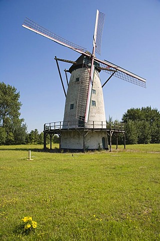 De Eenhoorn mollen, industrial mill, Scheldelaan, Lillo, Antwerp port, Belgium