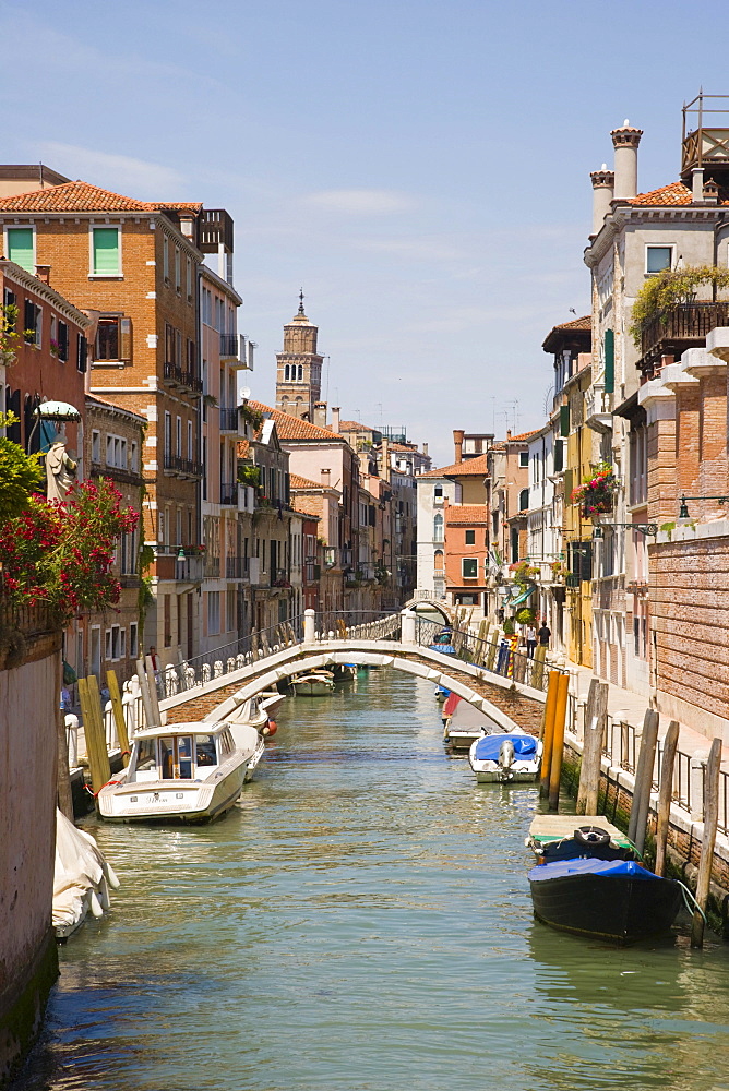 Fondamenta de Ca' Bala' from Ponte de Ca' Bala', Venice, Italy, Europe