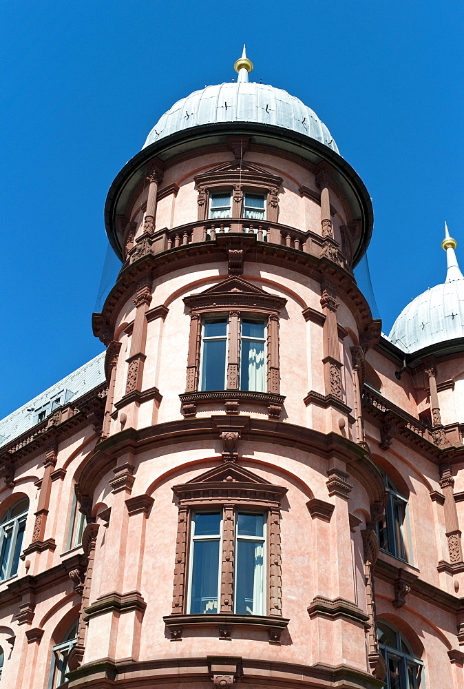 University of music, music conservatory, Gottesaue Palace, Renaissance chateau, Karlsruhe, Baden-Wuerttemberg, Germany, Europe