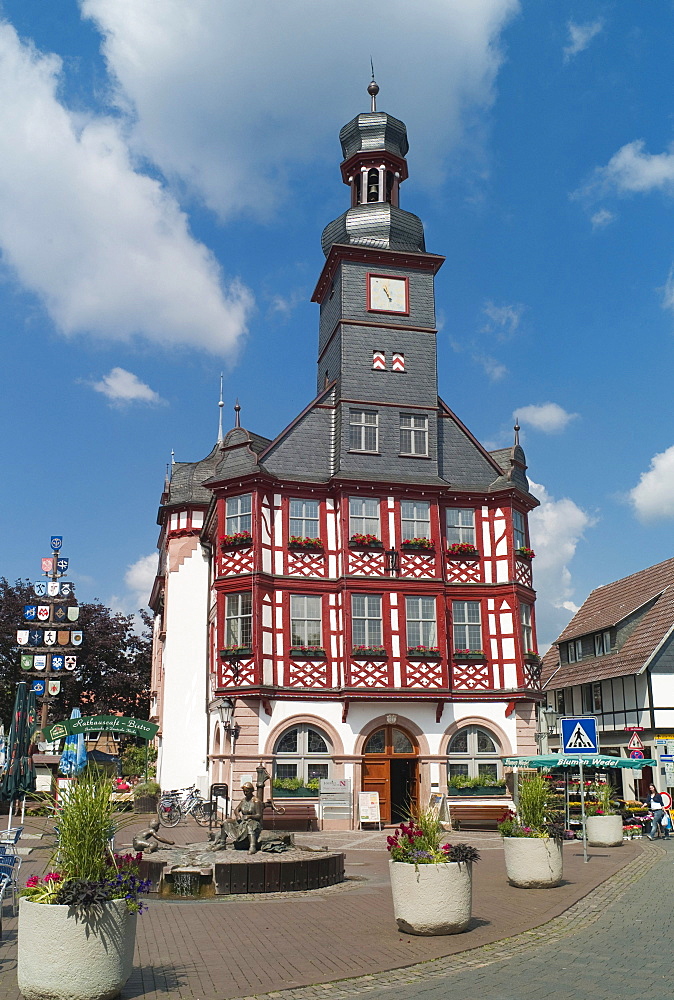 Lorsch Town Hall, Lorsch, Hesse, Germany, Europe