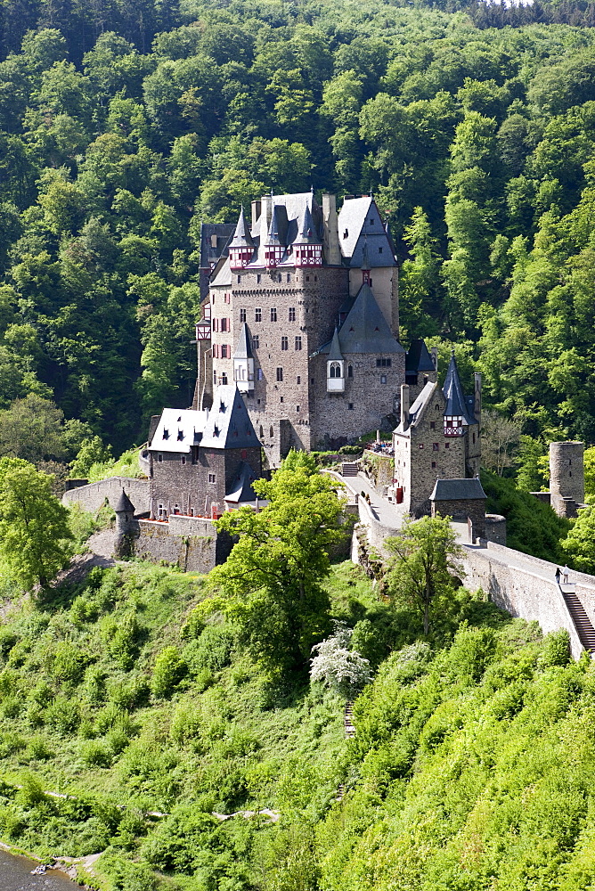 Burg Eltz Castle, Wierschern, Rhineland-Palatinate, Germany, Europe