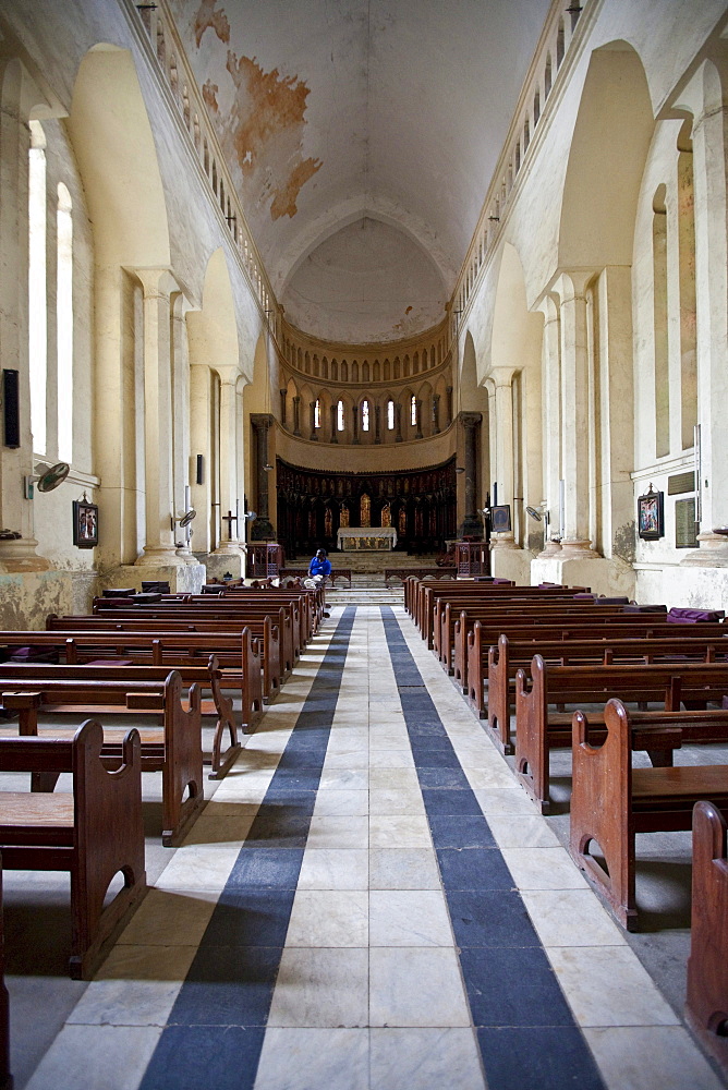 The cathedral in Stonetown, Stone Town, Zanzibar, Tanzania, Africa