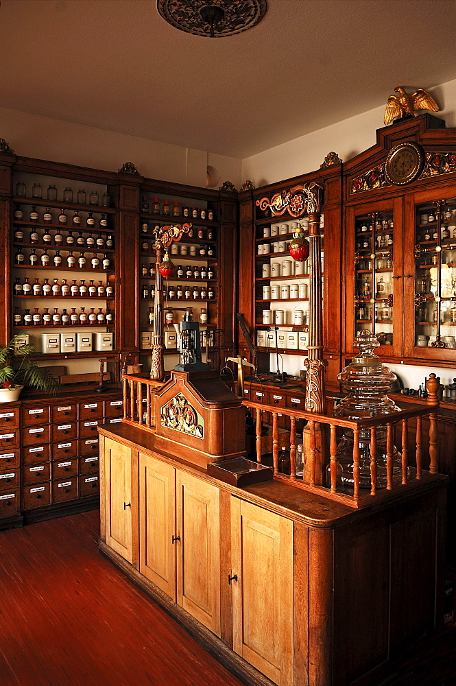 Old Pharmacy from 1834, Bad-Essen, Lower Saxony, Germany, Europe