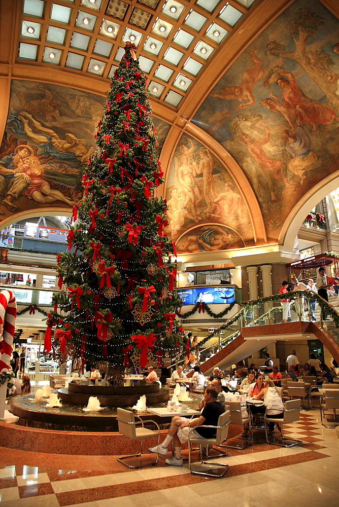 Christmas in the department store Galeria Pacifico in Florida, Buenos Aires, Argentina, South America