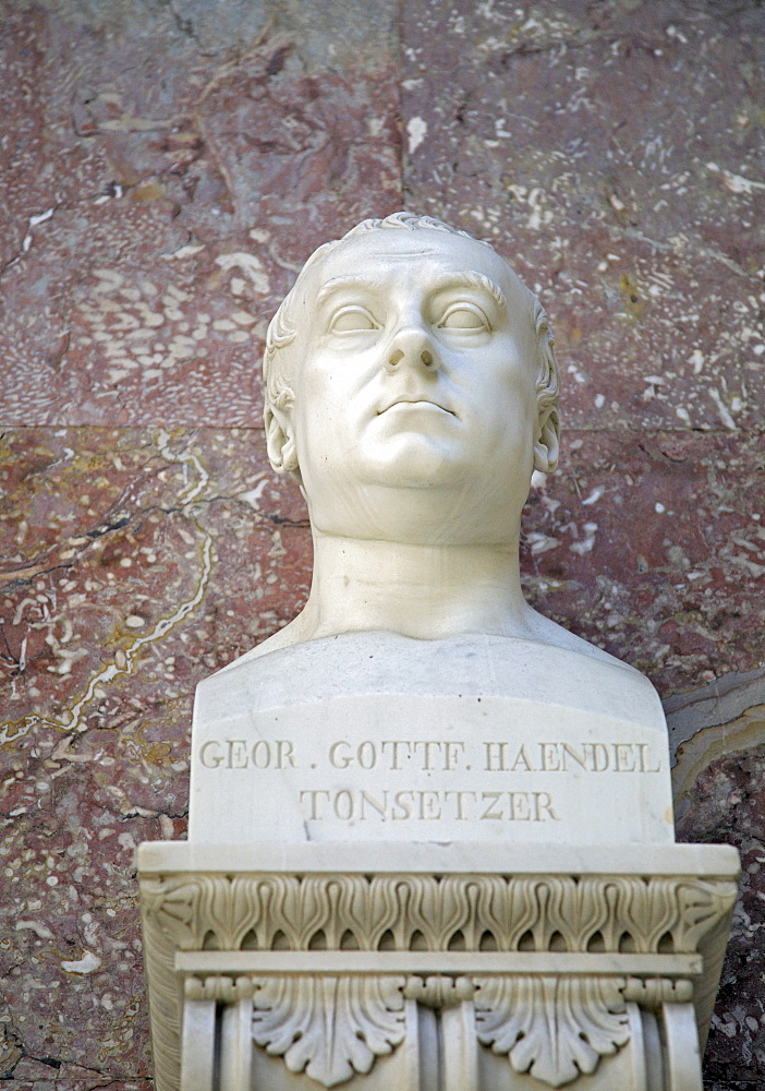 Bust of Georg Frederick Handel, German baroque composer