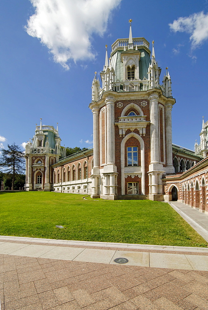 The Grand Palace, by Matvey Kazakov, 1786-1796, Tsaritsyno, Moscow, Russia