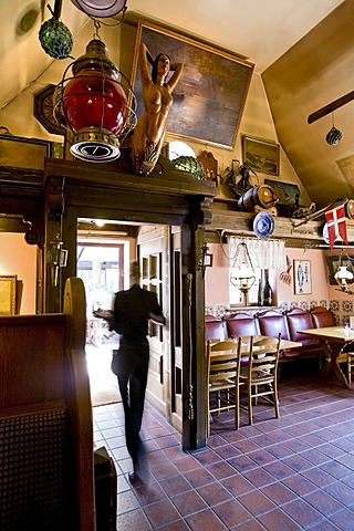 Restaurant Seekiste, village of Nebel, Amrum, North Frisia, Schleswig-Holstein, Germany, Europe