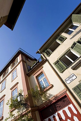 Houses in Graf-Wilhelm Street, Oberstadt, Lake Constance, Bregenz, Vorarlberg, Austria