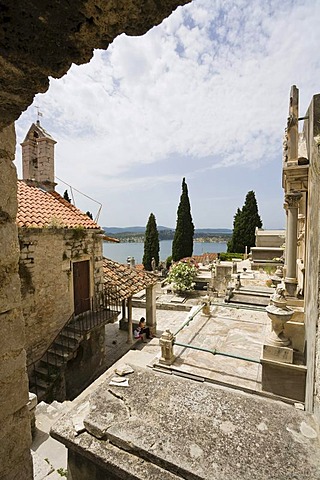 Cemetery of Sibenik, Dalmatia, Croatia, Europe