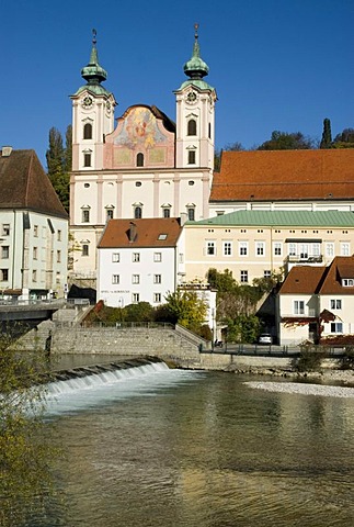 Michaelerkirche in Steyr, Upper Austria, Austria, Europe