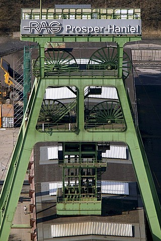 Aerial photo of Prosper-Haniel mine, Bottrop, Ruhr Area, North Rhine-Westphalia, Germany, Europe