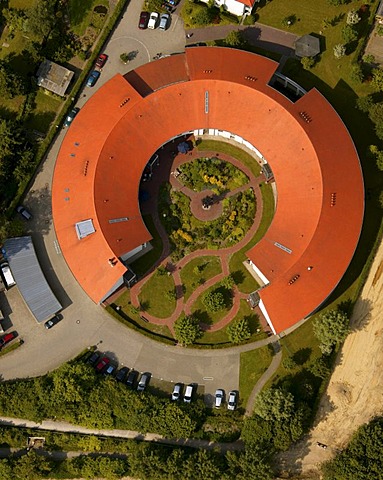 Aerial photograph, Retirement Home in Oer, Oer-Erkenschwick, Ruhr Area, North Rhine-Westphalia, Germany, Europe