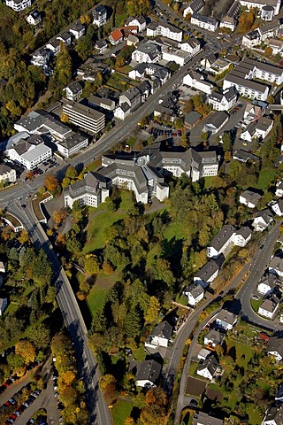 Aerial photo, Meschede, Hochsauerlandkreis, Sauerland, North Rhine-Westphalia, Germany, Europe