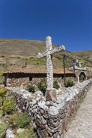 Cross, chapel of the artist Juan Felix Sanchez, San Rafael, Mucuchies, Venezuela, South America