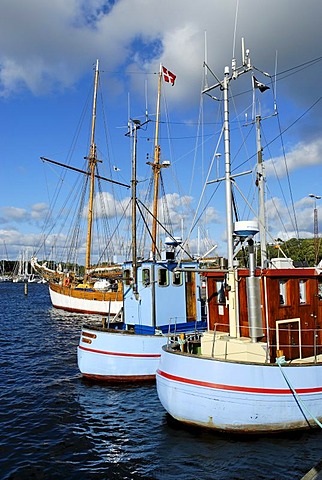 Harbor, Mariager, Jutland, Denmark, Europe