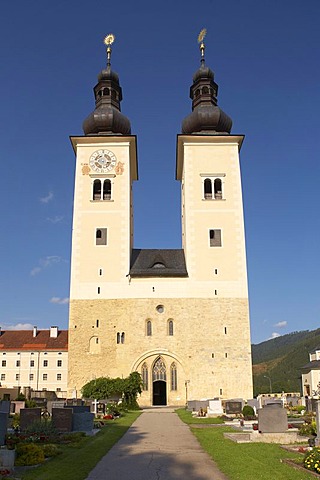 Mariae Himmelfahrt parish church, Gurker Cathedral, Gurk, Carinthia, Austria, Europe