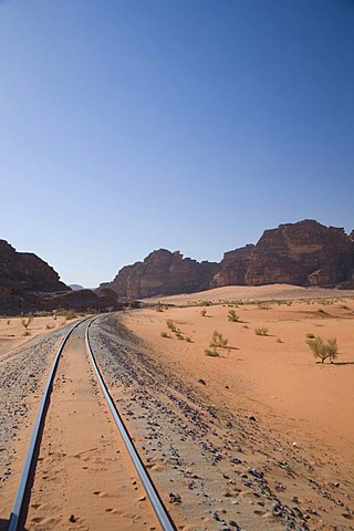 Hejaz Railway, Wadi Rum, Jordan, Southwest Asia